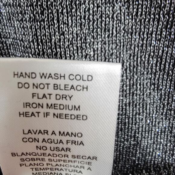 Joseph A. Metallic Shimmer Rayon Knit Turtleneck Sweater - Size  S - Picture 7 of 7